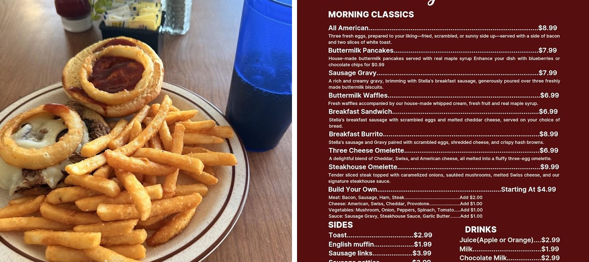 Fat Angus Diner Menu